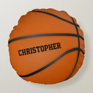 Personalised Basketball Circle Round Cushion