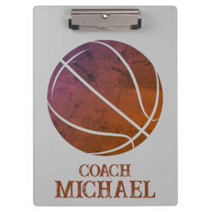 Personalised Basketball Coach Clipboard