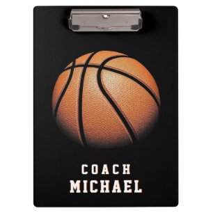 Personalised Basketball Coach  Clipboard
