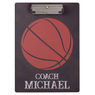 Personalised Basketball Coach Clipboard
