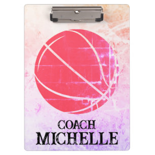 Personalised Basketball Coach Clipboard