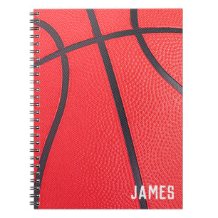 Personalised   Basketball coach notebook journal