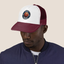 Personalised Basketball Coach Summer Trucker Hat
