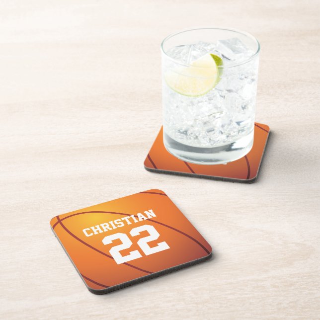 Personalised Basketball Coaster (Right Side)