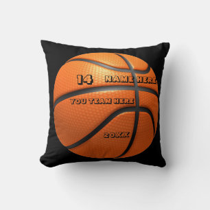 Personalised Basketball cushion with Player's Name
