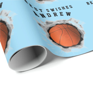 Personalised Basketball Gift Wrapping Paper