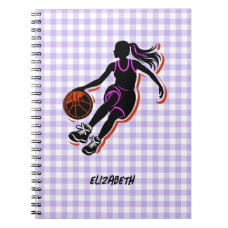 Personalised Basketball Girl Notebook