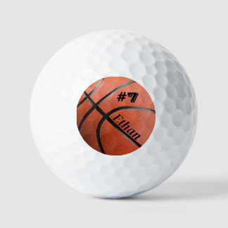 Personalised Basketball Golf Balls