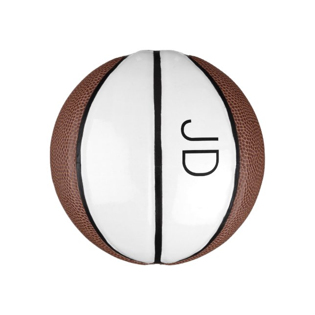 Personalised basketball initials (Vertical)