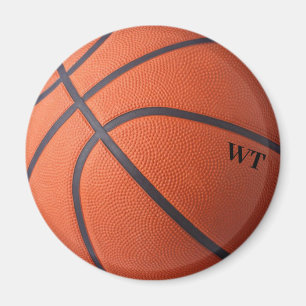 Personalised Basketball Initials Magnet