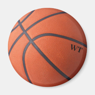 Personalised Basketball Initials Magnet