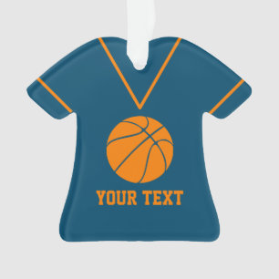 Personalised Basketball Jersey custom name Ornament