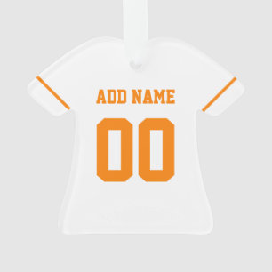 Personalised Basketball Jersey custom name Ornament