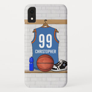 Personalised Basketball Jersey (LB) iPhone XR Case