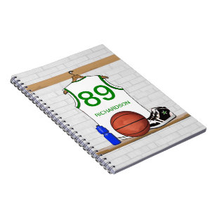 Personalised Basketball Jersey (white) Journal