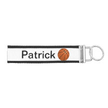 Personalised basketball keychain