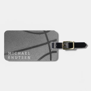 Personalised Basketball  Luggage Tag