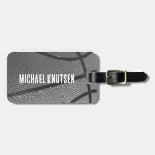 Personalised Basketball  Luggage Tag