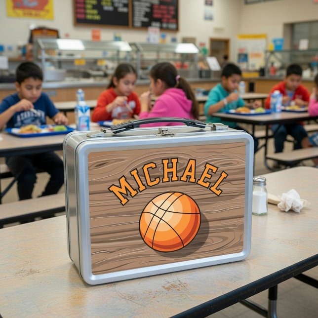 Personalised Basketball Metal Lunchbox (Creator Uploaded)
