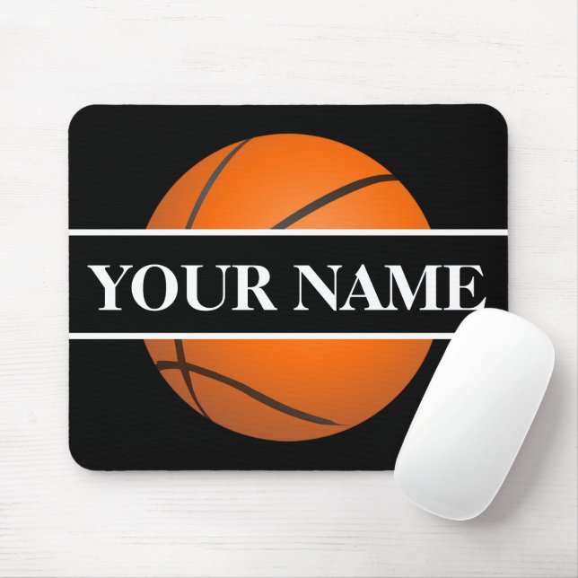 Personalised Basketball Mousepad (With Mouse)