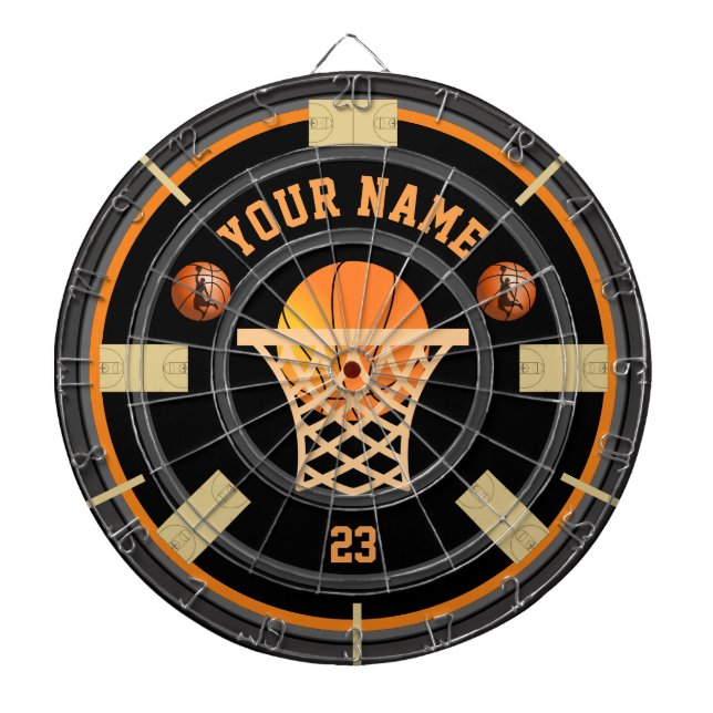 Personalised Basketball Multi-Target Dart Board (Front)