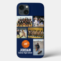Personalised Basketball Photo Collage Name Team #