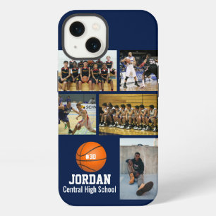 Personalised Basketball Photo Collage Name Team # iPhone 13 Case
