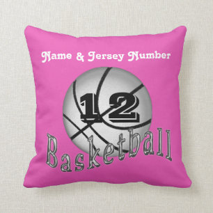 Personalised Basketball Pillows w/ NAME and NUMBER