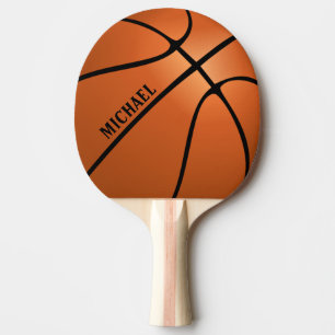 Personalised Basketball Ping Pong Paddle