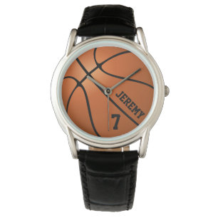 Personalised Basketball Player Coach Name Number Watch