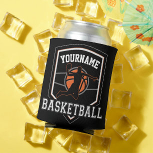 Personalised Basketball Player NAME Slam Dunk Team Can Cooler