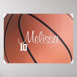 Personalised Basketball Poster