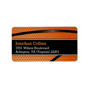 Personalised Basketball   Sport Label