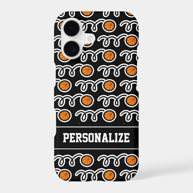 Personalised basketball sports fan pattern design (Back)