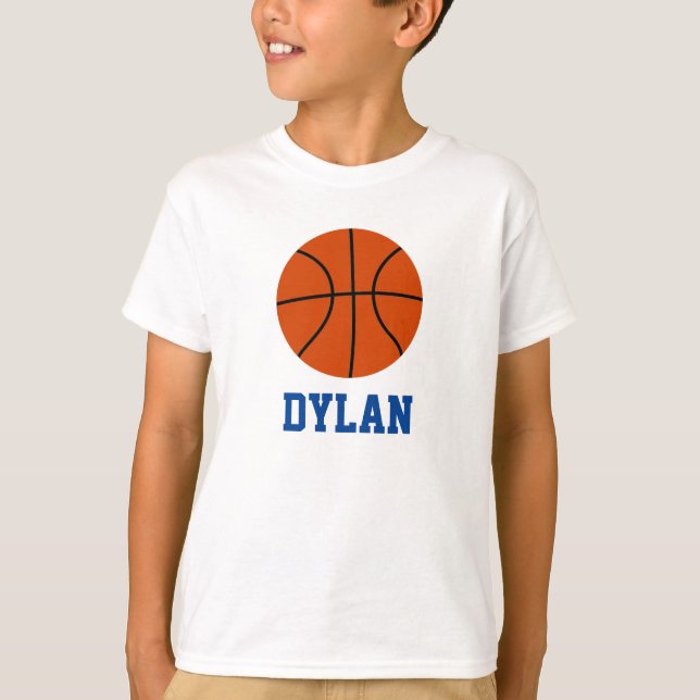 Personalised Basketball T-Shirt (Front)