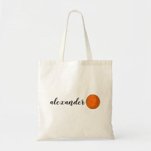 Personalised Basketball Tote Bag, Basketball Tote Bag