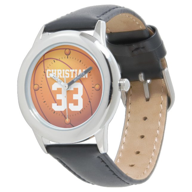 Personalised  Basketball Watch (Angled)