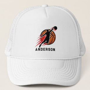 Personalised Basketball Wings Trucker Hat name