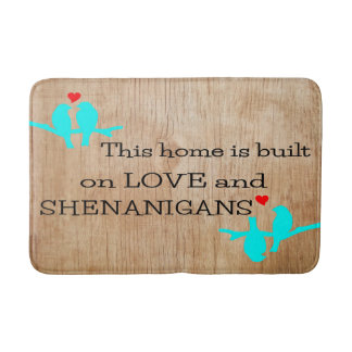 personalised bath mat