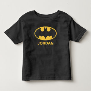 Personalised Batman Symbol   Oval Logo Toddler T-Shirt