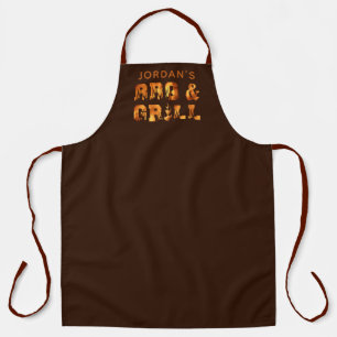 Personalised BBQ & GRILL Apron