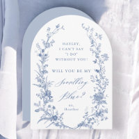 Personalised Be My Something Blue Proposal
