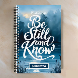 Personalised Be Still and Know Christian Journal