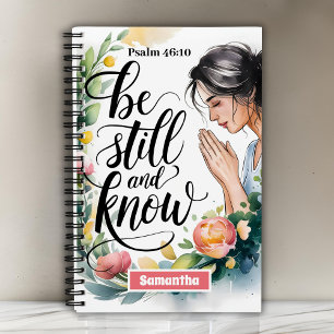 Personalised Be Still and Know Christian Journal
