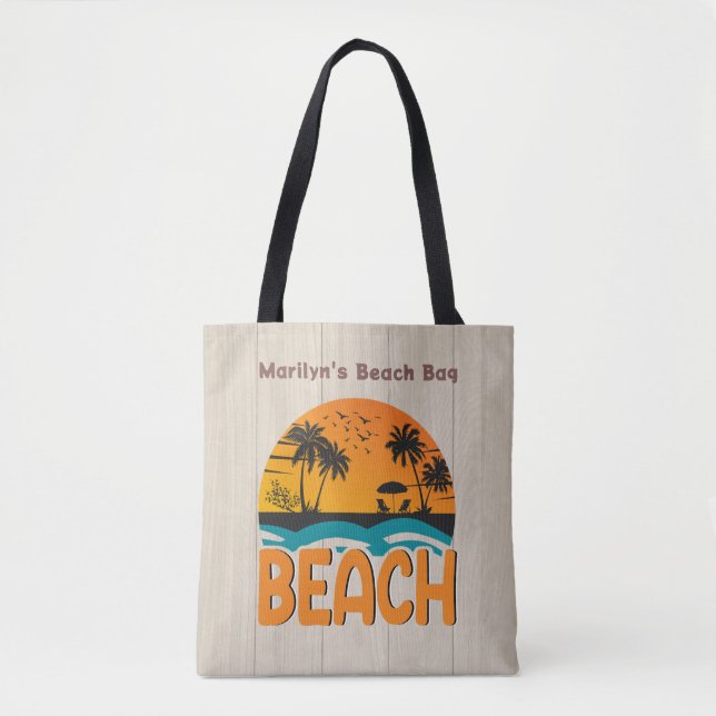 Personalised Beach Bag (Front)