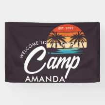 Personalised Beach Camp Bachelorette Party Custom