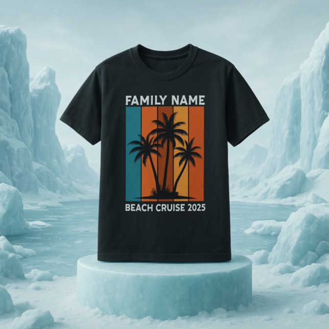 Personalised Beach Family Reunion Cruise T-Shirt (Creator Uploaded)