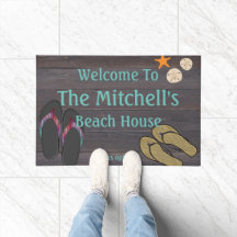 Personalised Beach House Welcome
