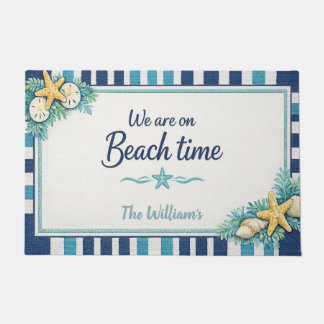 Personalised Beach House Welcome Mat