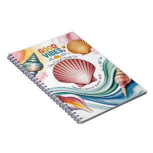 Personalised Beach Journal Good Vibes